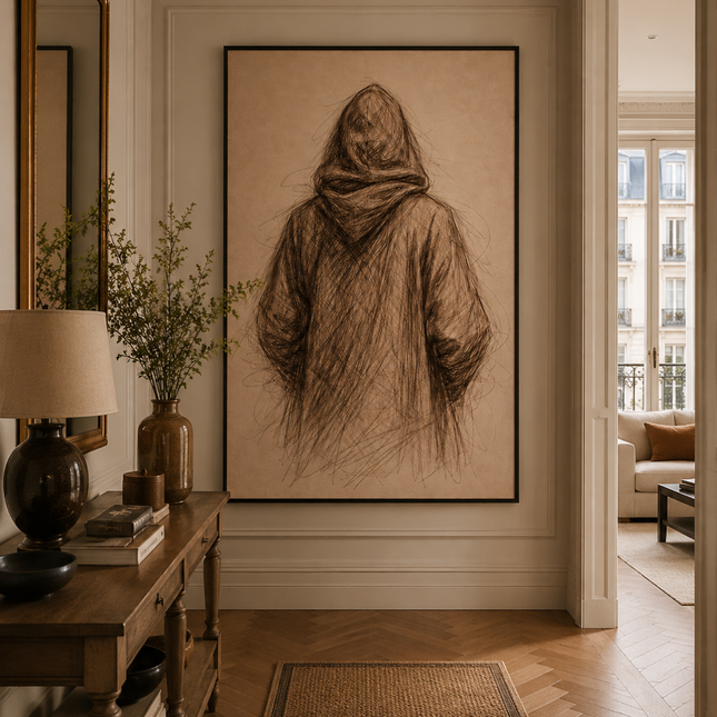 Tableau marocain – Jellaba Draw