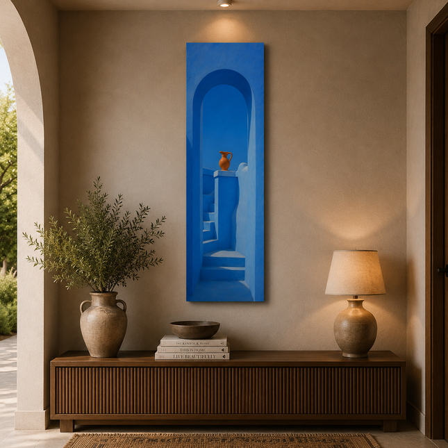 Tableau marocain – La ville bleu