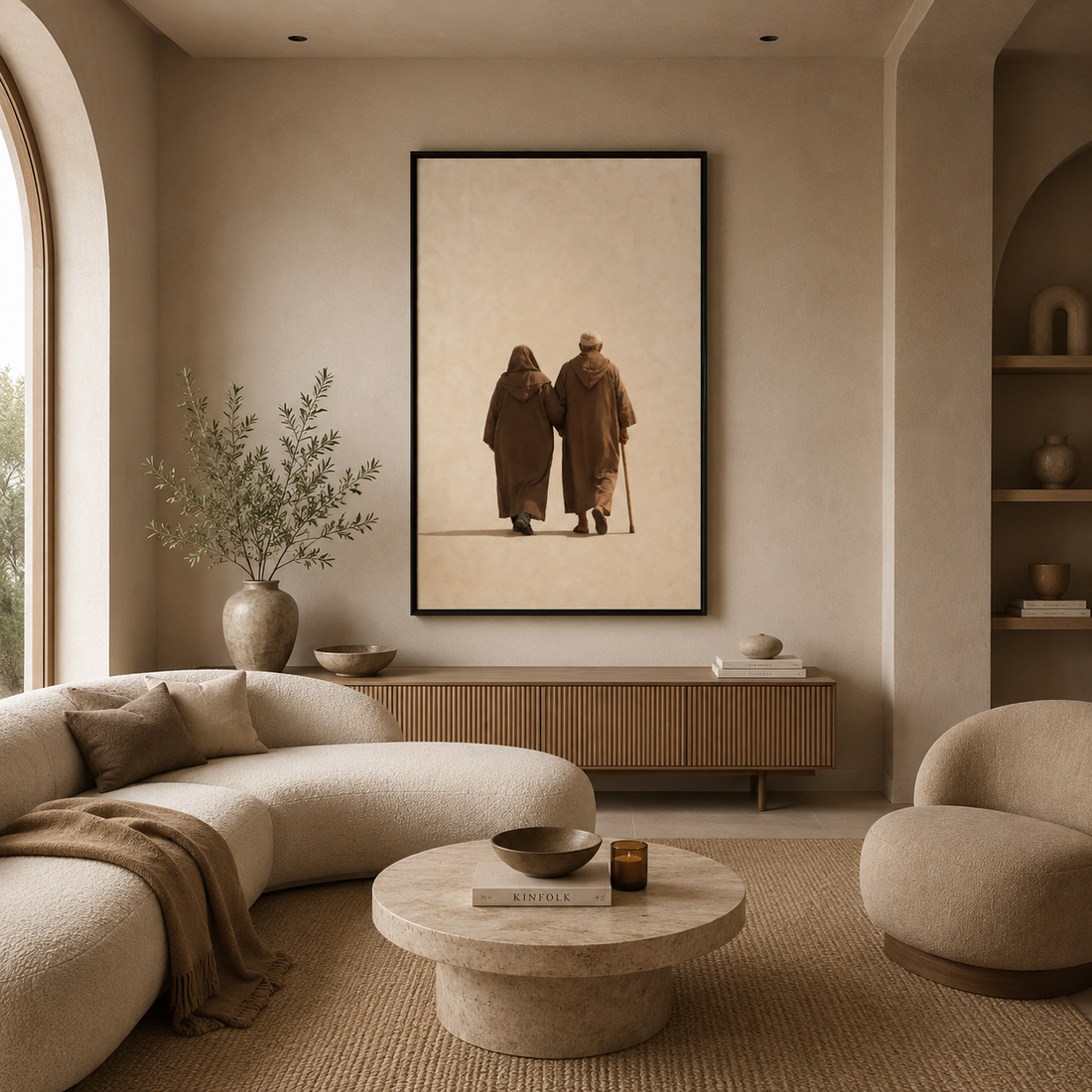 Tableau marocain – L’amour Marocain – XS : 30x20cm, Tableau en toile, Pas de cadre
