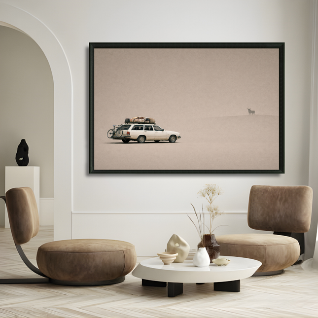 Tableau marocain – La route du bled.