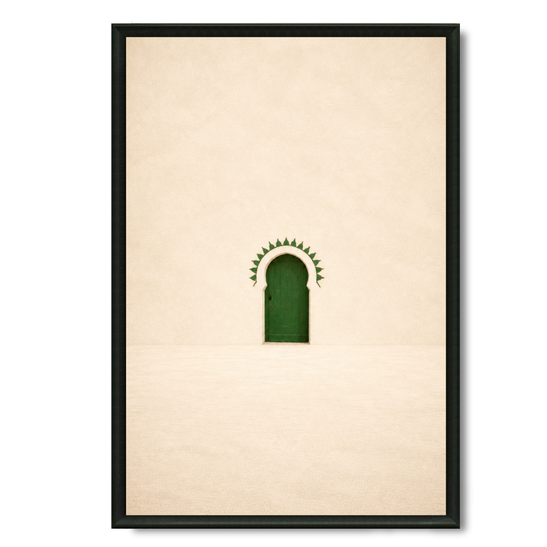 Tableau marocain – La fenêtre du derb – XS : 30x20cm, Tableau en toile, Pas de cadre