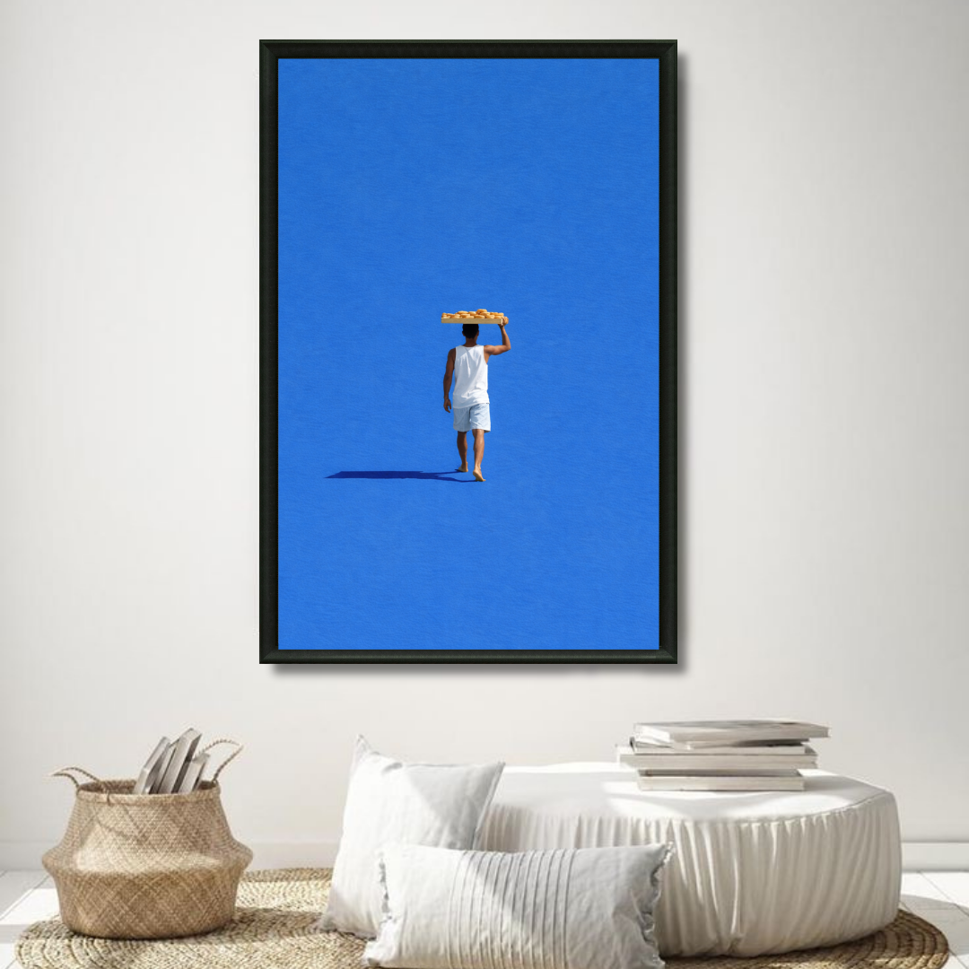 Tableau vendeur beignets marocain détail