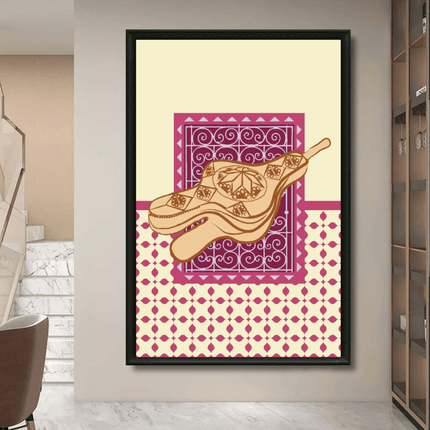 Tableau Marocain - Illustration Rabbouz - Kolors France