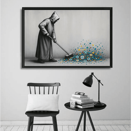 Tableau Marocain - Balayeur de Zellige - Kolors France