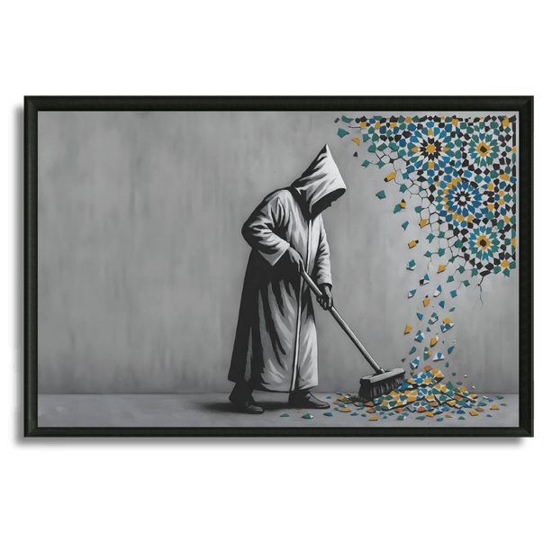 Tableau Marocain - Zellige en poussière - Kolors France