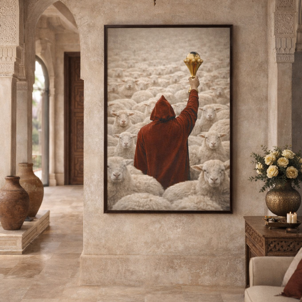 Tableau CAN Maroc – Le roi de la jungle.