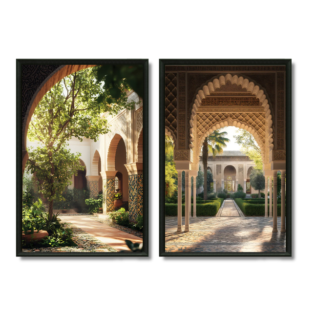 Duo Tableaux Riads Authentiques