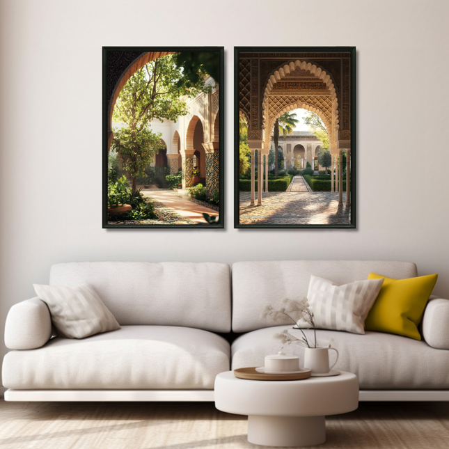Duo Tableaux Riads Authentiques