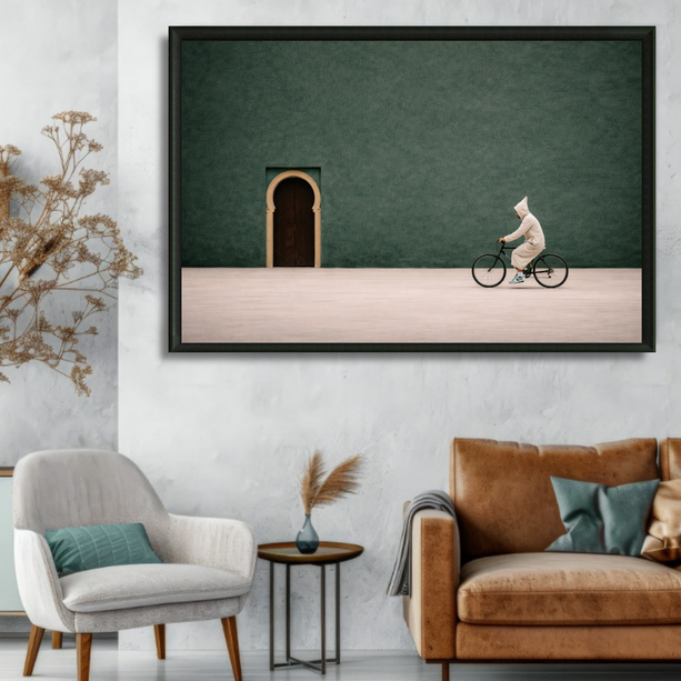 Tableau marocain – Vert Absolu