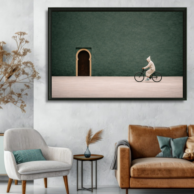 Tableau marocain – Vert Absolu