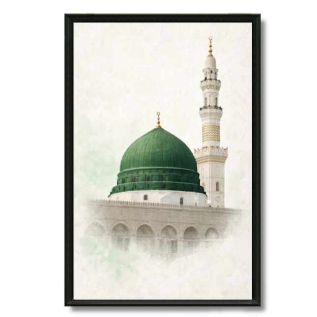 Tableau Islamique – Masjid Nabawi Abstrait