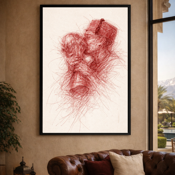 Tableau CAN Maroc – Dessin du destin