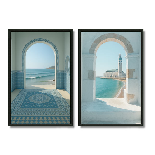 Duo Tableaux - Belles vues Marocaines