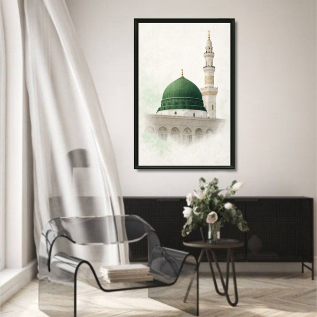 Tableau Islamique – Masjid Nabawi Abstrait
