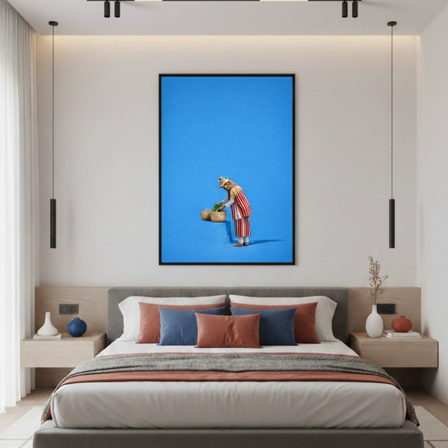 Tableau marocain – La femme de Chefchaouen