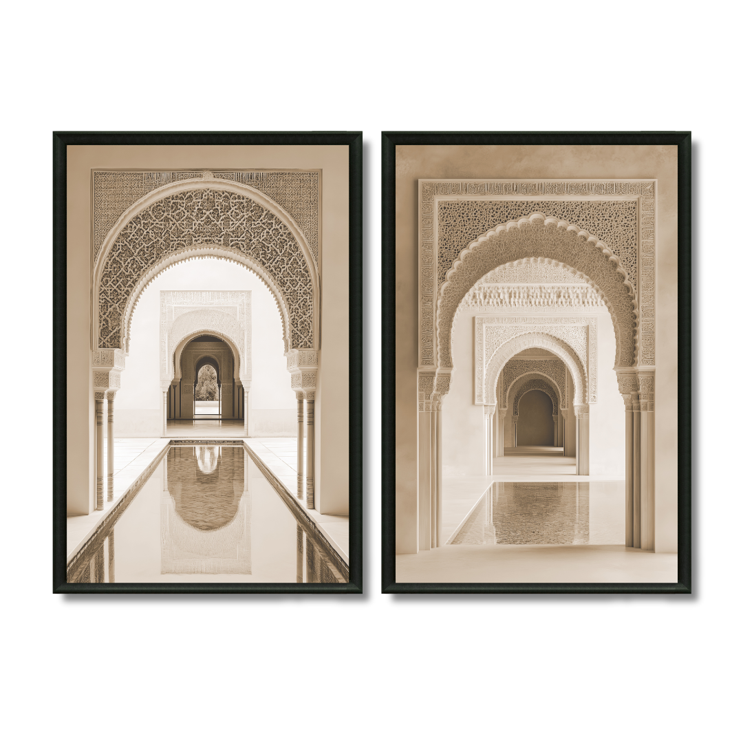 Duo Tableaux - Architecture Marocaine