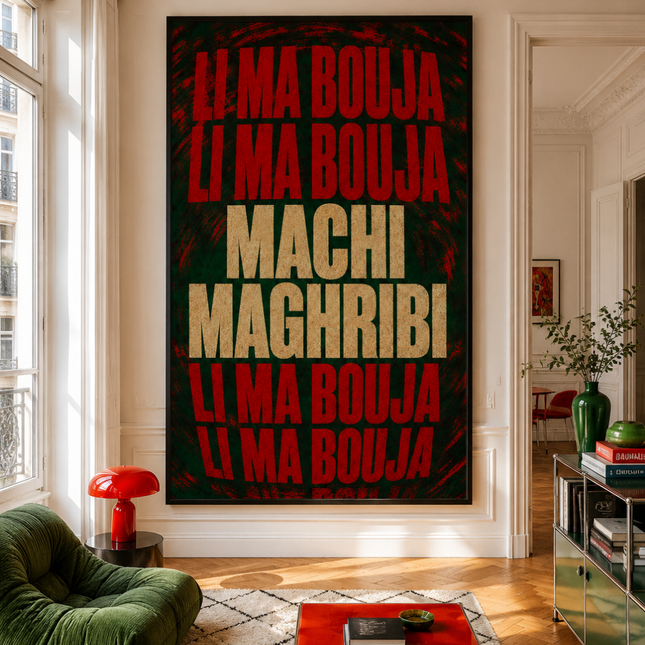Tableau CDM Maroc – LI ma BOUJA Machi Maghribi