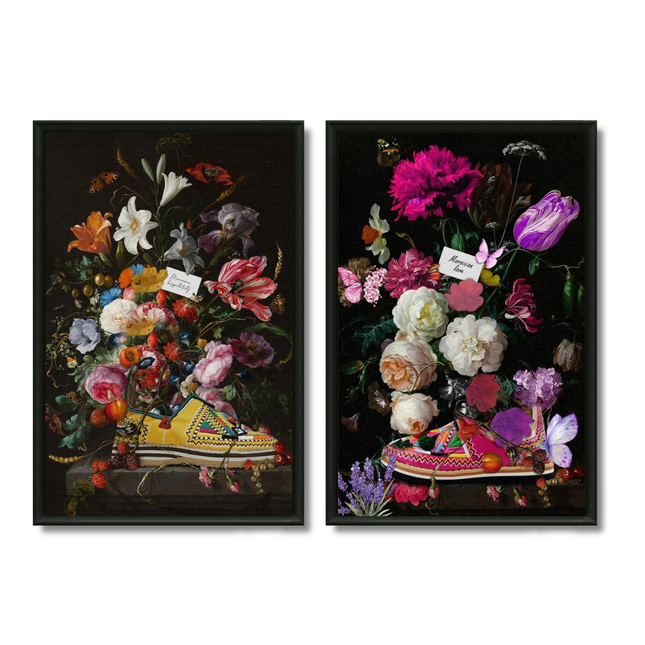 Duo Tableaux marocains Hospitalité & L’amour marocain