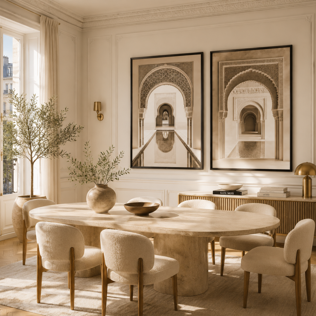 Duo Tableaux - Architecture Marocaine