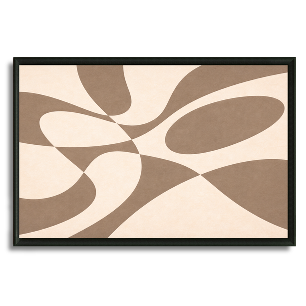 Tableau Art déco – Taupe Géométrique