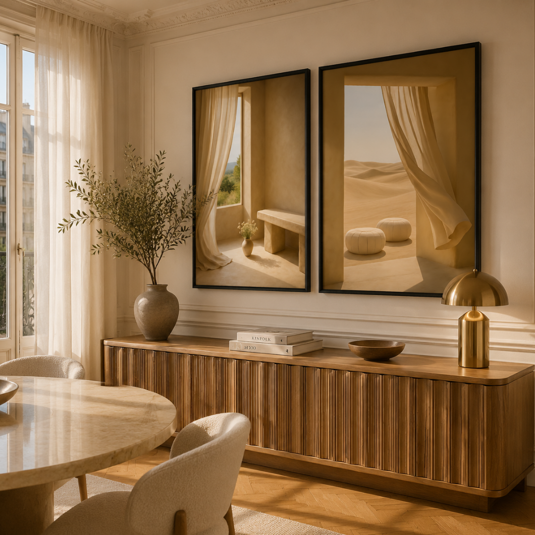 Duo Tableaux - Desert vie