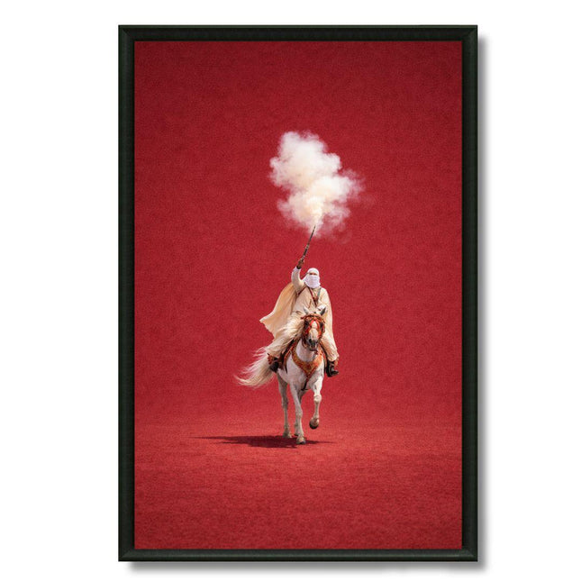 Tableau marocain – Tbourida rouge.