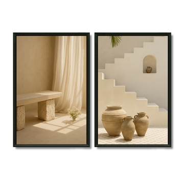 Duo Tableaux - Architecture des riads