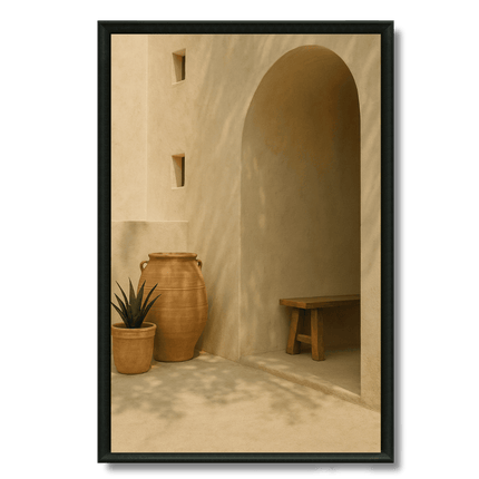 Tableau Marocain - Jarres et architecture - Kolors France