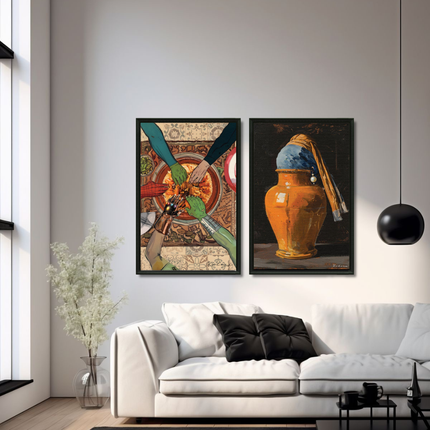 Duo Tableaux Décalage Marocain