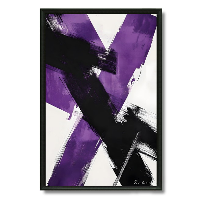 Tableau Abstrait – Abstrait Mauve