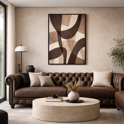 Tableau Art déco – Brown wave
