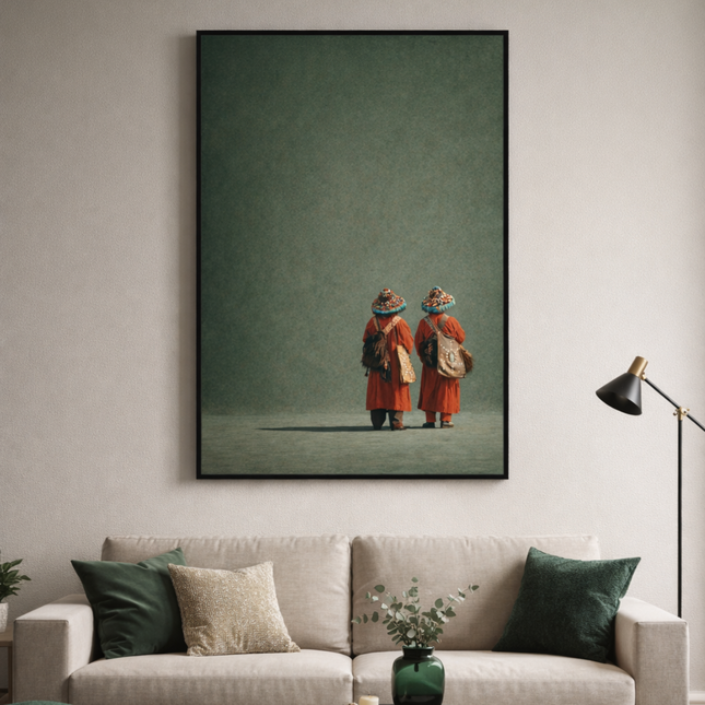 Tableau marocain – Guerrabs Verts.