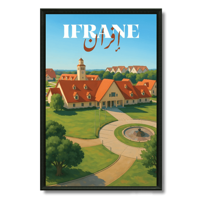 Ifrane ville Tableau - Kolors France