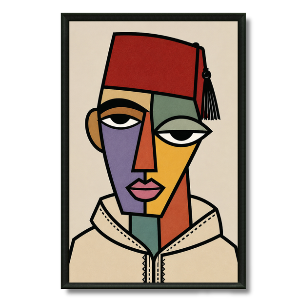 Tableau marocain – Masque Marocain