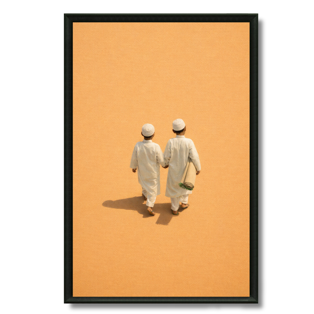 Tableau Islamique – La route de la mosquée