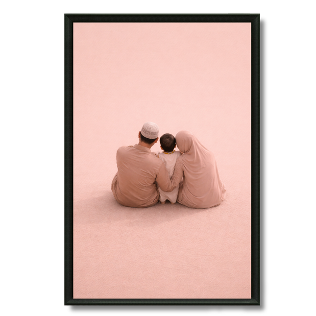 Tableau Islamique – Petite famille muslim