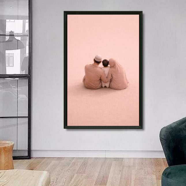 Tableau Islamique – Petite famille muslim