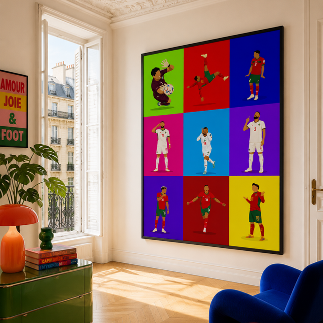 Tableau CDM Maroc – célébrations Pop