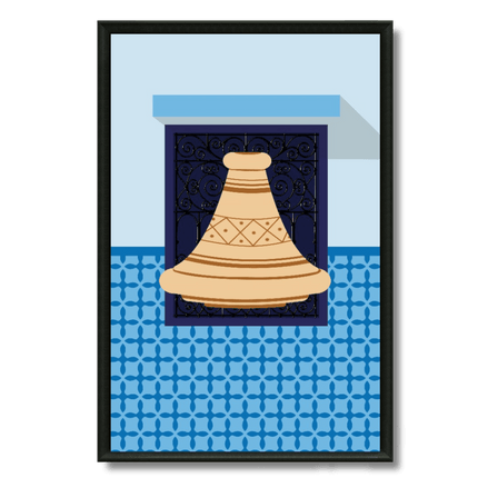 Tableau Marocain - Illustration Tajine - Kolors France