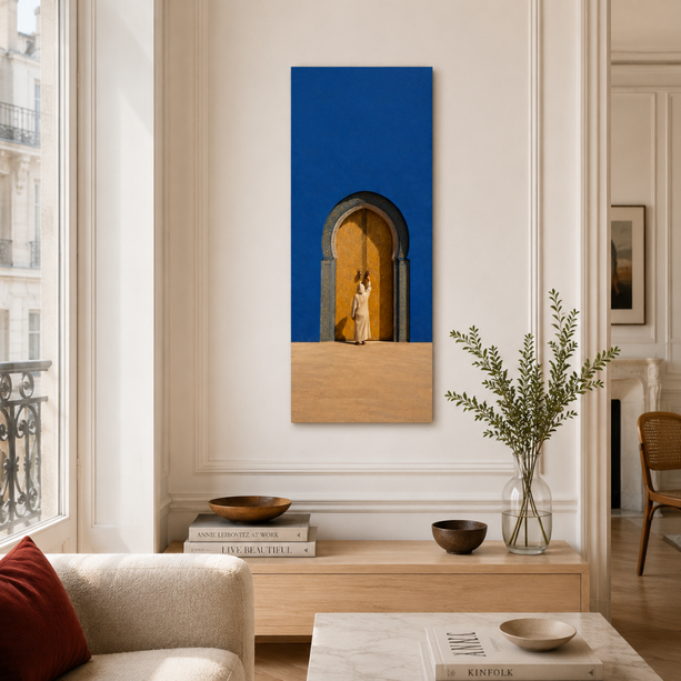 Tableau marocain – Le Mur bleu