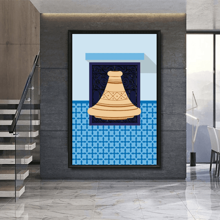 Tableau Marocain - Illustration Tajine - Kolors France