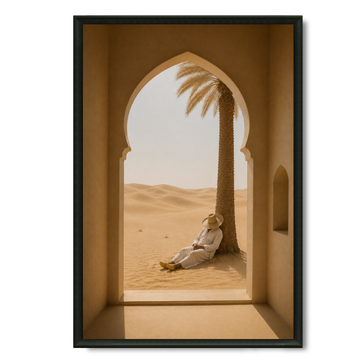 Tableau marocain – Chill vie – XS : 30x20cm, Tableau en toile, Pas de cadre