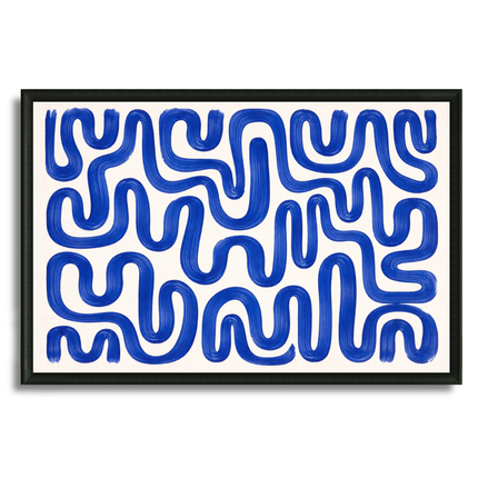 Tableau Art déco – Blue wave