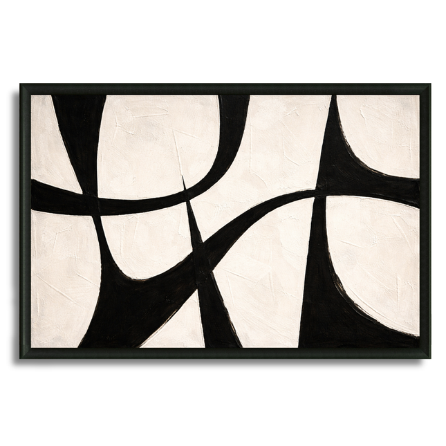 Tableau Art déco – Equilibre Black