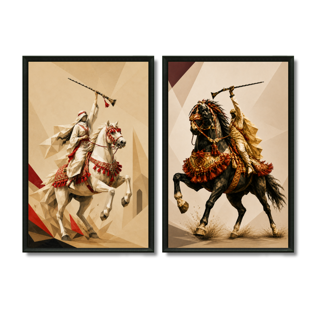 Duo Tableaux - Tbourida Dyptique