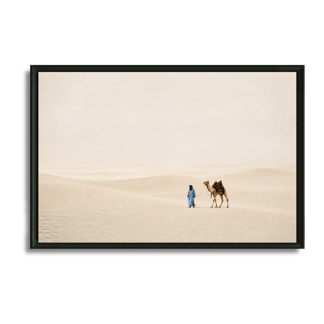Tableau marocain – Les dunes Marocaines – XS : 30x20cm, Tableau en toile, Pas de cadre