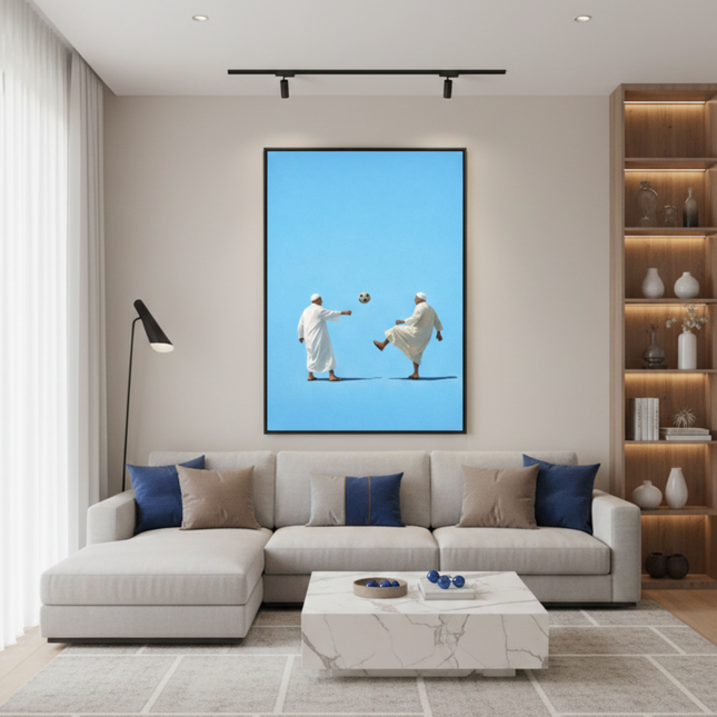 Tableau marocain – Hajs Bleus.