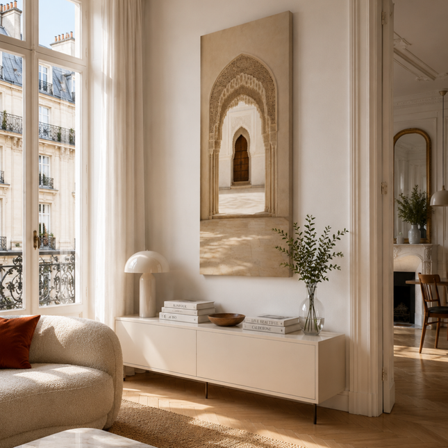 Tableau marocain – La porte beige