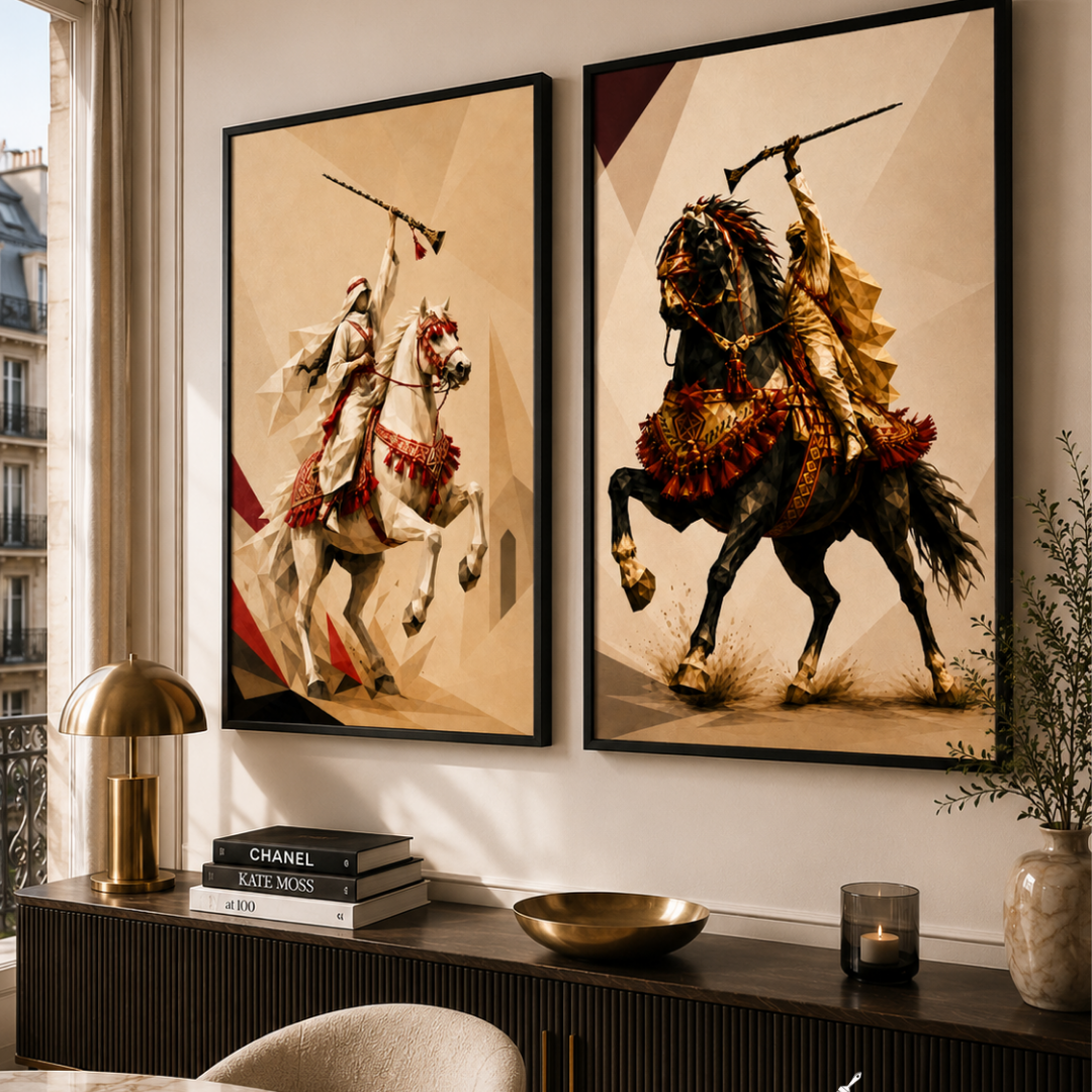 Duo Tableaux - Tbourida Dyptique