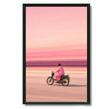 Tableau marocain – Le Marocain - rose – XS : 30x20cm, Tableau en toile, Pas de cadre